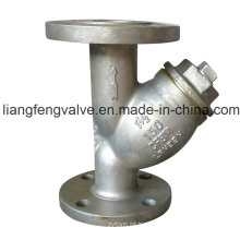 Aço inoxidável Flanged End Y-Strainer RF